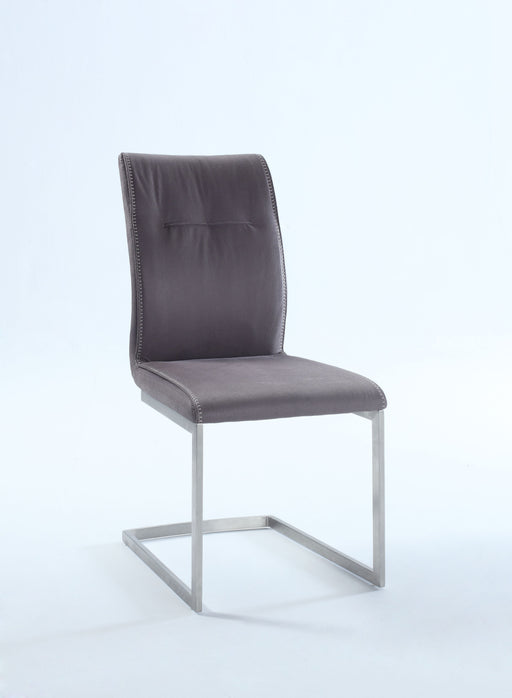 KALINDA Contemporary Cantilever Side Chair w/ Highlight Stitching image