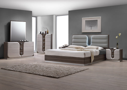 LONDON Modern 4-Piece Bedroom Set w/ Queen Size Bed image