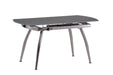 LUNA Contemporary Extendable Glass Dining Table image
