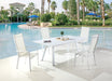 MALIBU Contemporary High Back Outdoor Chair with Sling Seat image