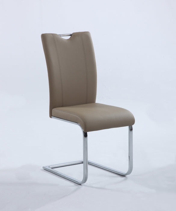 MELISSA Contemporary Handle-Back Cantilever Side Chair