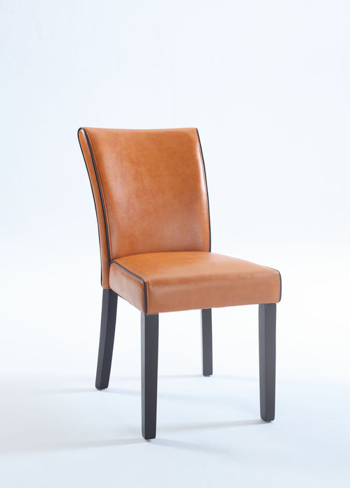 MICHELLE Bonded Leather Parson Chair