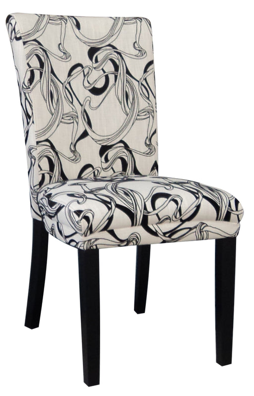 MISTY Modern Wide Design Straight Back Parson Side Chair image