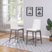 ROSARIO Modern Counter Stool w/ Solid Wood Base image