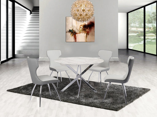 SANDRA Contemporary Side Chair w/ Bucket Seat image