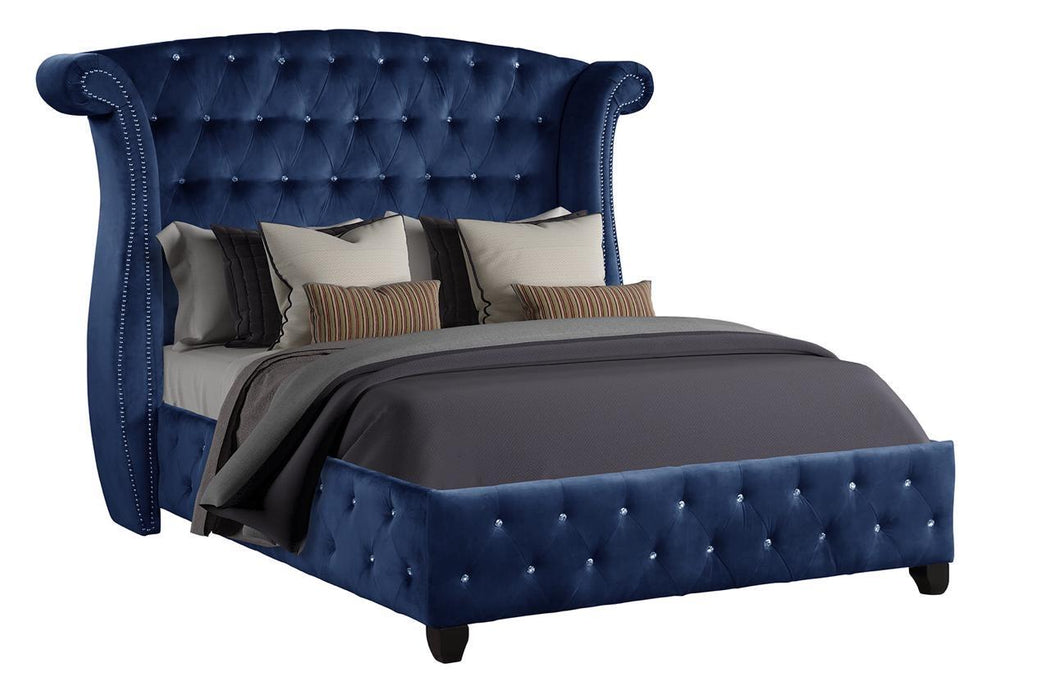 Sophia Blue Queen Bed