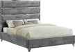 Zuma Grey Velvet Full Bed image