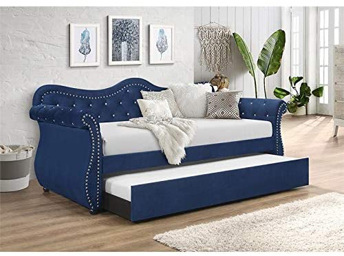 Abby Blue Daybed with Trundle