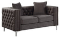 Acme Furniture Gillian II Loveseat in Dark Gray 53388 image