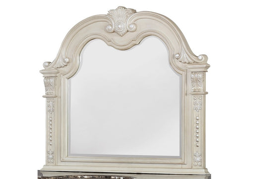 Crown Mark Stanley Mirror in Antique White B1630-11 image