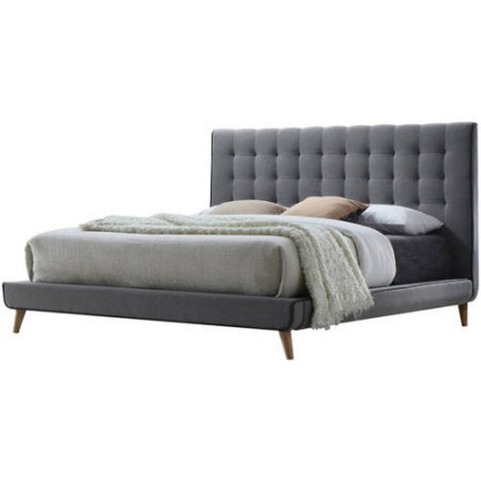 Acme Valda Queen Upholstered Bed in Gray 24520Q image