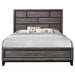 Crown Mark Akerson King Panel Bed in Grey image