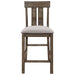Crown Mark Quincy Counter Height Chair (Set of 2) in Light Brown 2831S-24 image