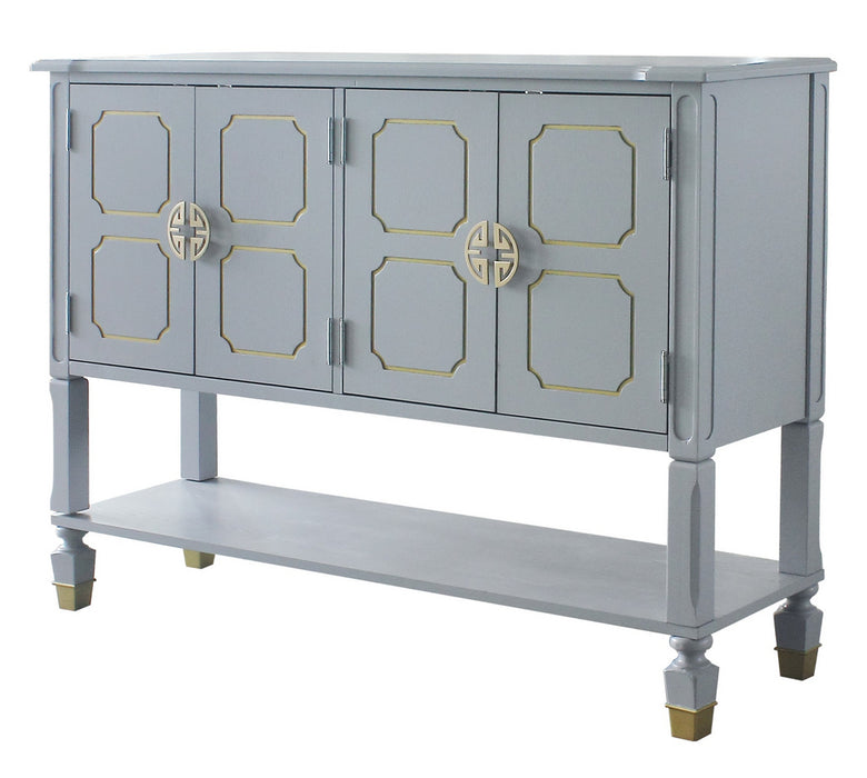 Acme Furniture House Marchese Server in Pearl Gray 68864 image